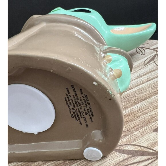 Baby Yoda The Child Mandalorian Large 8" Star Wars Piggy Bank Figure Ceramic - Picture 8 of 9